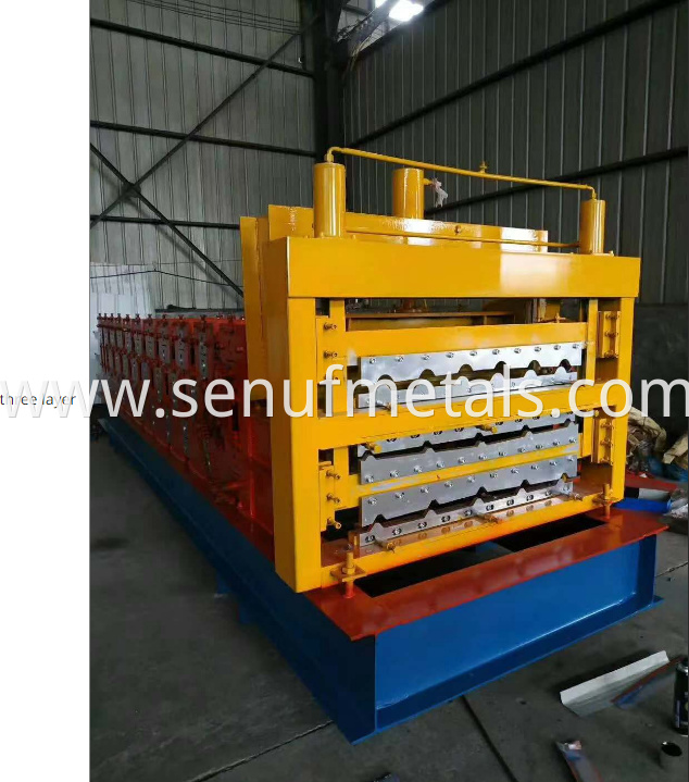 840 Single Layer Metal Forming Machine Coil Glazed Tile Roll Forming Machine15